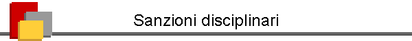 Sanzioni disciplinari